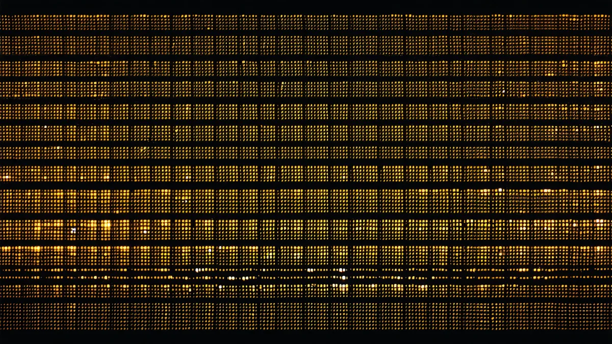 Abstract visualization of incomplete CRM data — missing signal layers in a revenue model